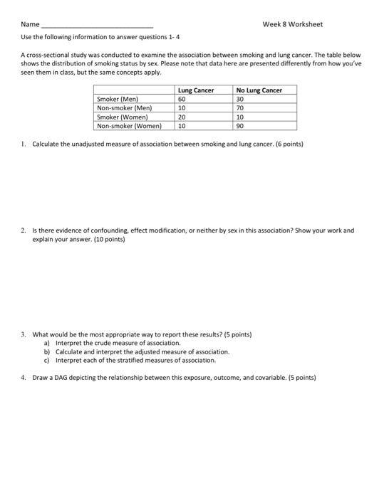 Solved Use the following information to answer questions 1-4 | Chegg.com