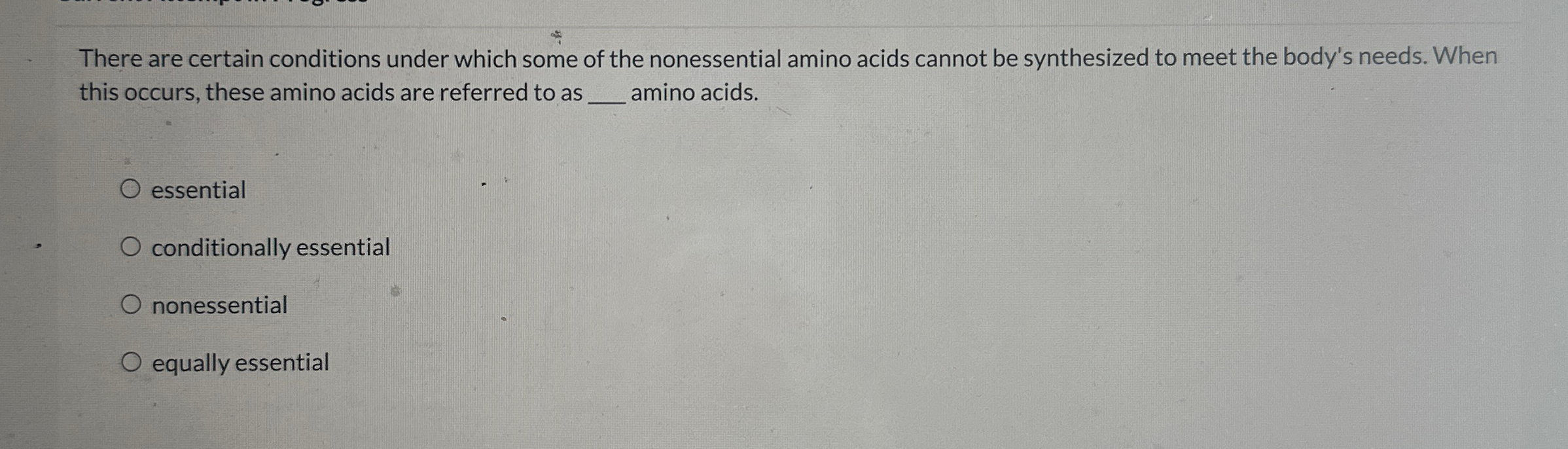 Solved There are certain conditions under which some of the | Chegg.com