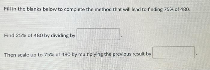 Solved Fill In The Blanks Below To Complete The Method That | Chegg.com