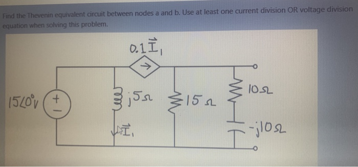 Solved Find the Thevenin equivalent circuit between nodes a | Chegg.com