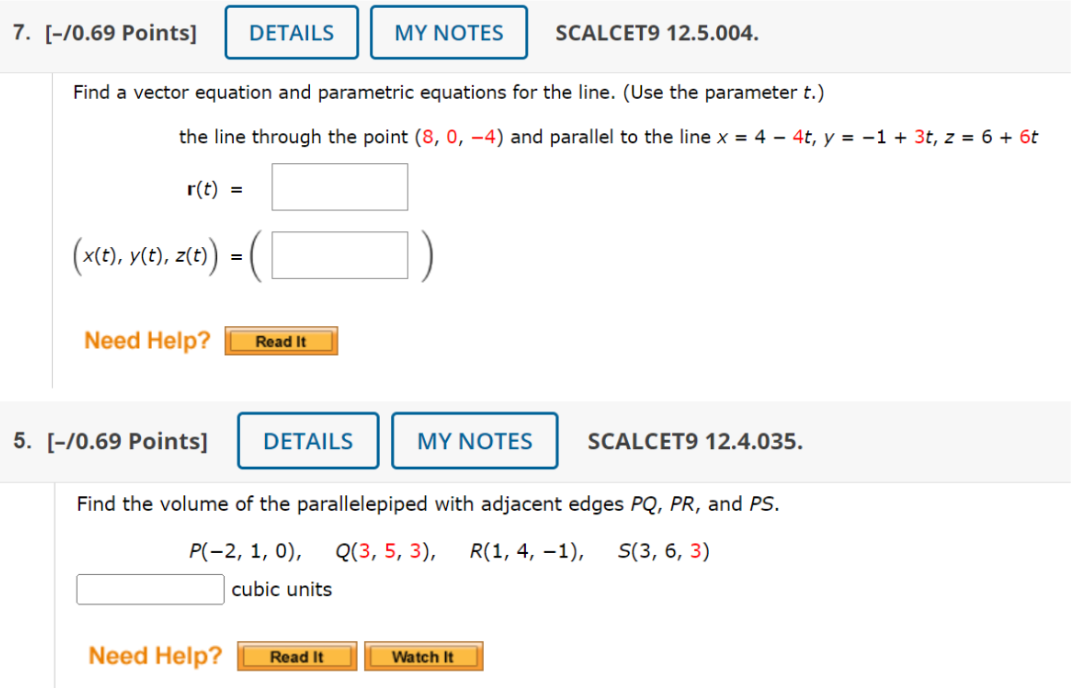 Solved Calculus QuestionFind a vector equationFind a vector | Chegg.com