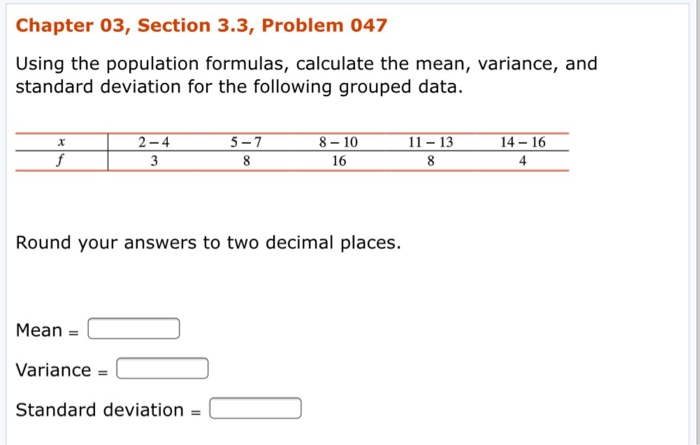 Solved Chapter 03, Section 3.3, Problem 047 Using the | Chegg.com