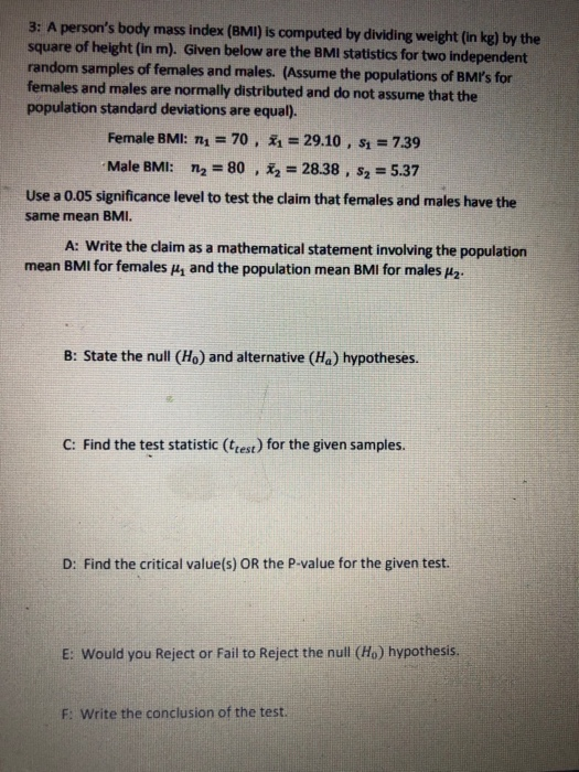 Solved 2 When 40 people used the Weight Watchers diet for