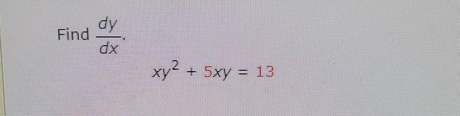 Solved How to I do the step by step to find dy/dx | Chegg.com