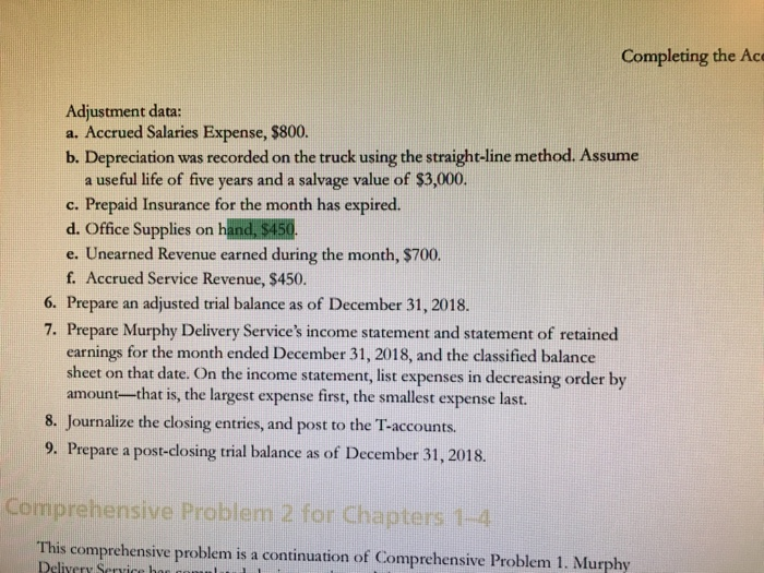 Solved 244 chapter 4 COMPREHENSIVE PROBLEMS > Comprehensive | Chegg.com