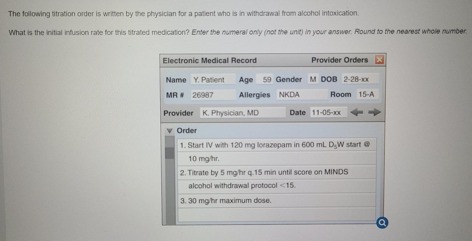 Solved The following titration order is written by the