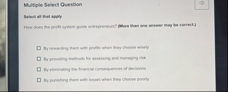 Solved Multiple Select QuestionSelect all that applyHow does | Chegg.com