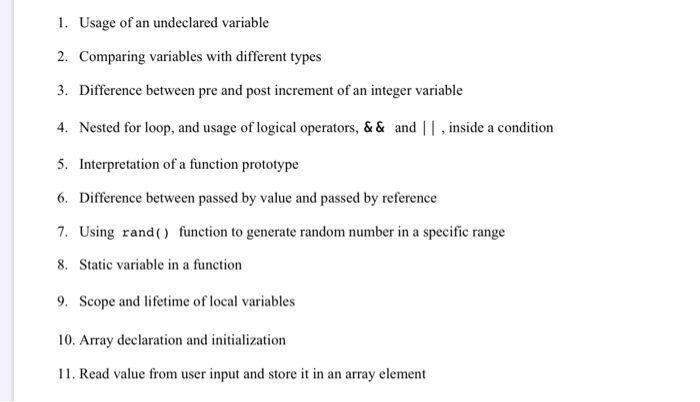 assignment to undeclared variable response