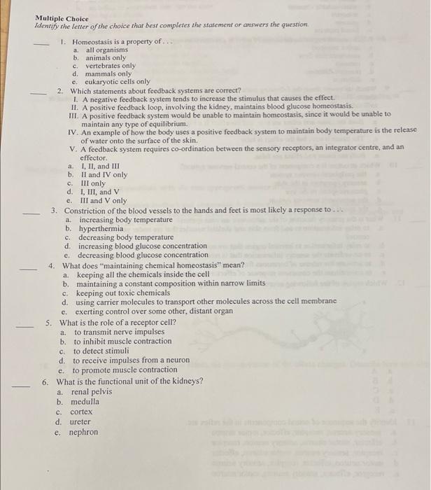 Solved Multiple Choice Identify the letter of the choice | Chegg.com