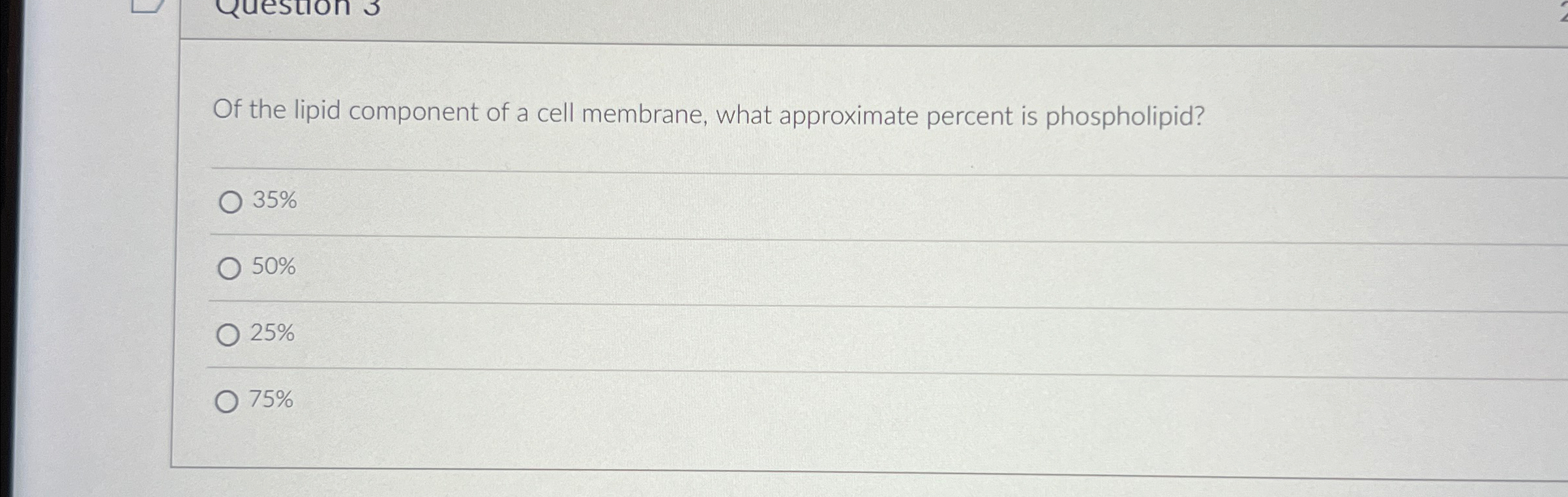 Solved the lipid component of a cell membrane, what | Chegg.com