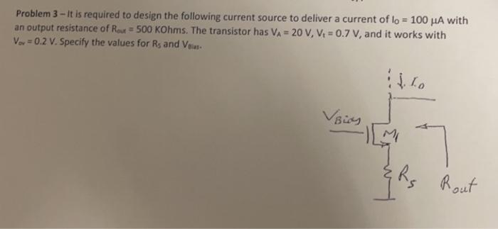 Solved Problem 3 - It is required to design the following | Chegg.com