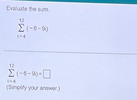 what is the sum of 4y 8 6 12