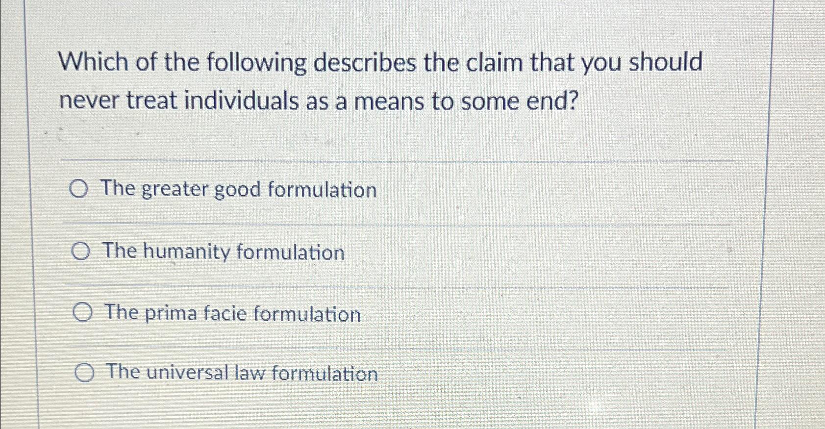 Solved Which of the following describes the claim that you | Chegg.com