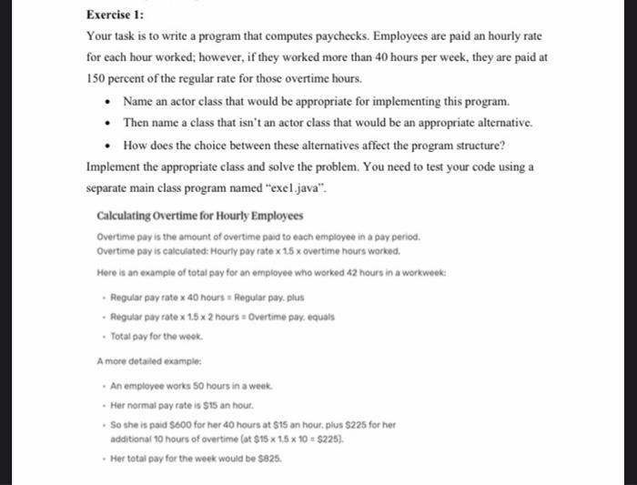 Solved Exercise 1: Your task is to write a program that | Chegg.com