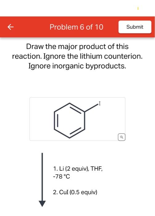 Solved 기 excess Mg, ether Draw the major product of this | Chegg.com