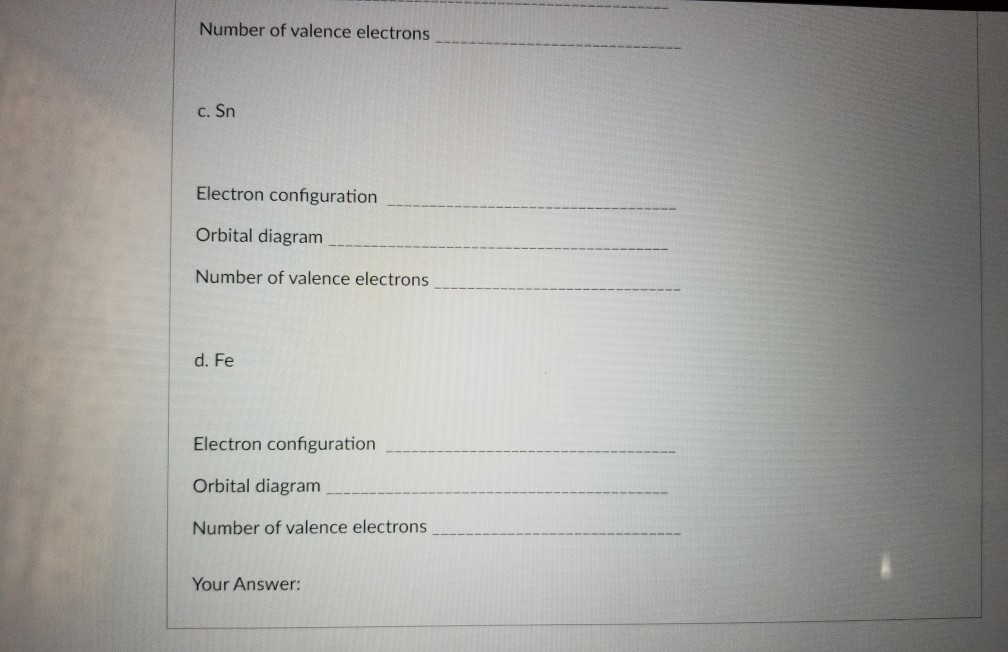 Solved Write the electron configuration (1s22s2 ....) and | Chegg.com