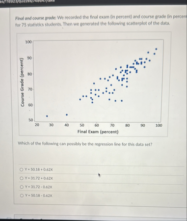 Final and course srade: We recorded the final exam | Chegg.com