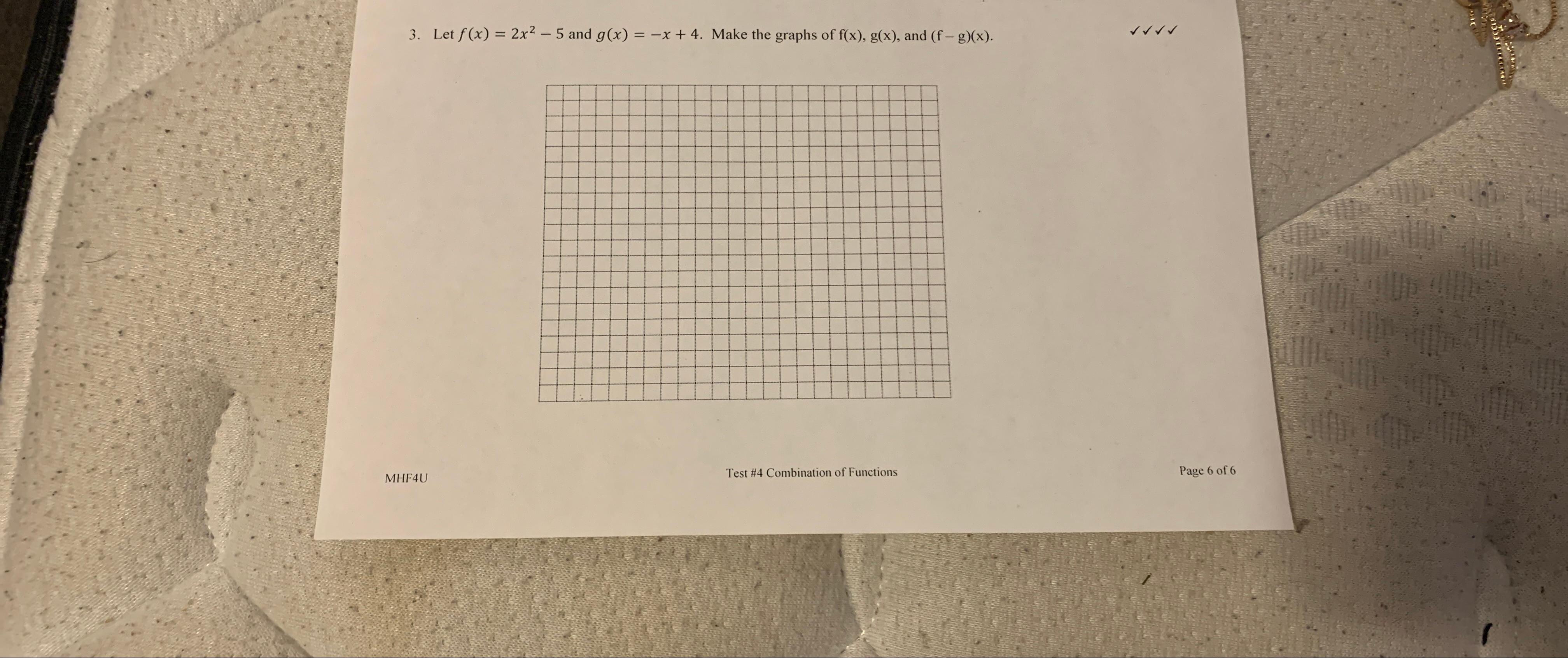 f x )= 2x 5 g x )= 4x2