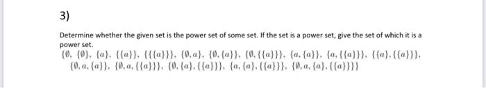 define power set of a set