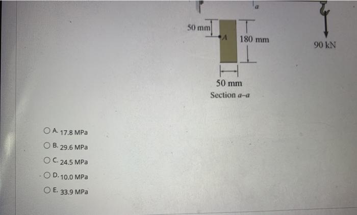 Solved Determine the maximum tensile stress developed at | Chegg.com