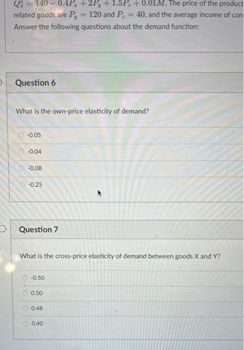 Solved Suppose the demand function for a firm's specific | Chegg.com