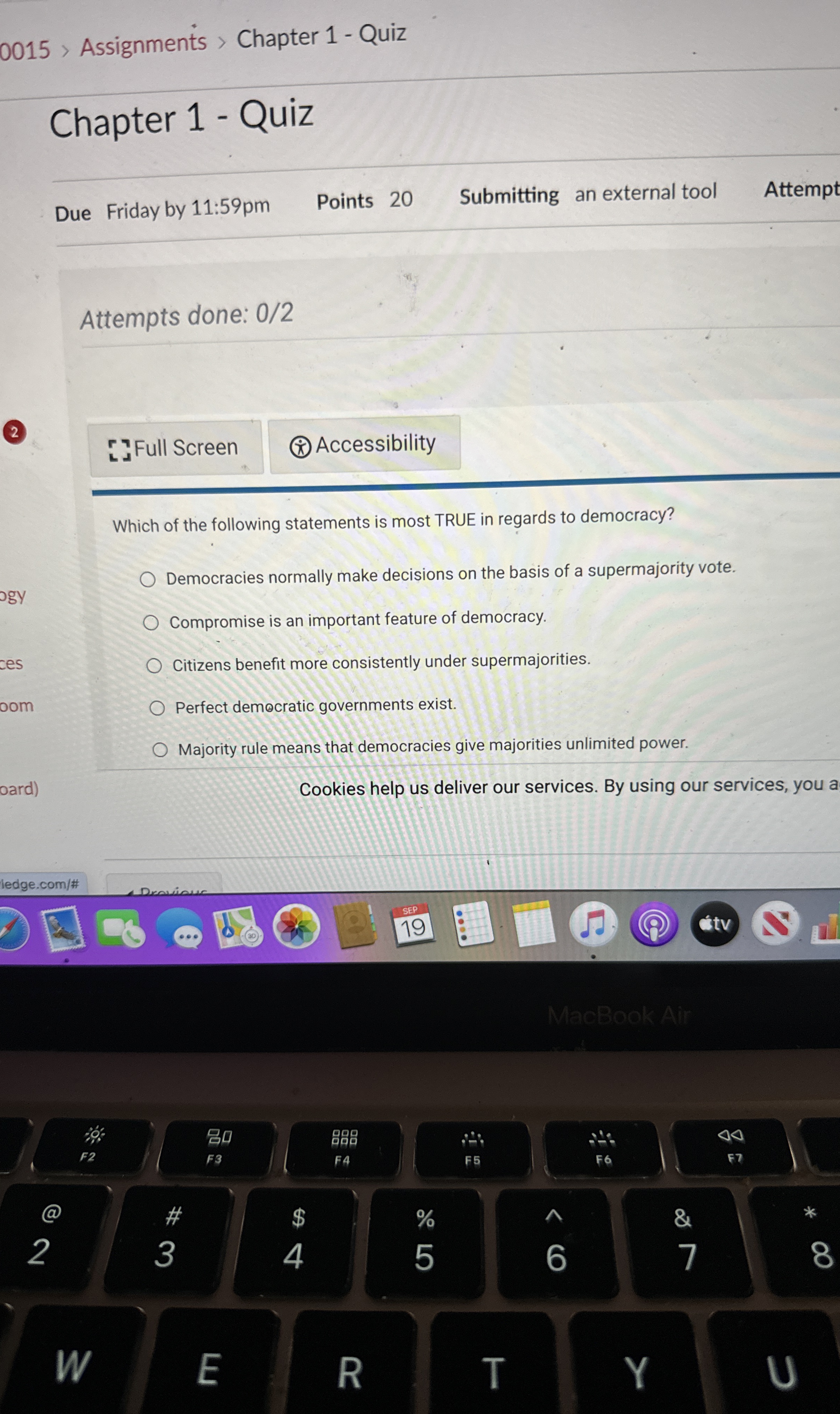 Solved Which of the following statements is most TRUE in | Chegg.com