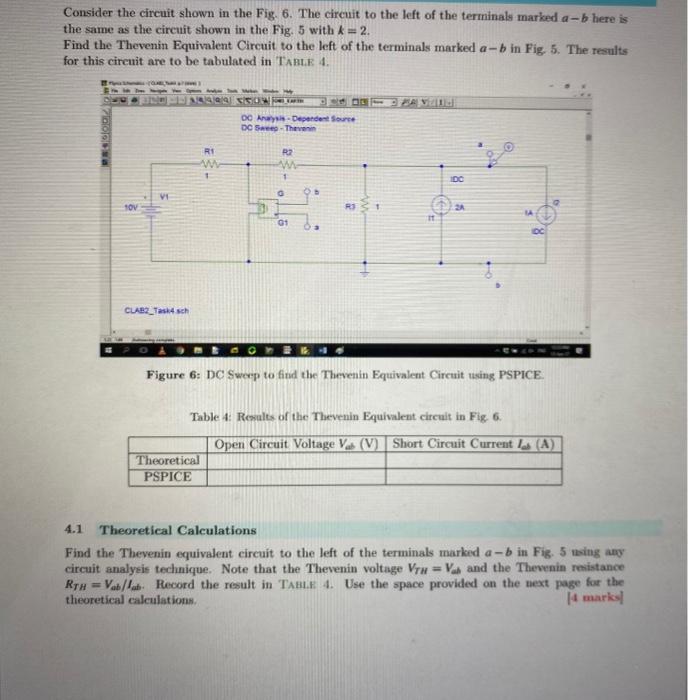 Solved Consider the circuit shown in the Fig. 6. The circuit | Chegg.com