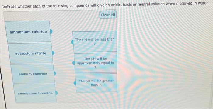 Solved Indicate Whether Each Of The Following Compounds Will | Chegg.com