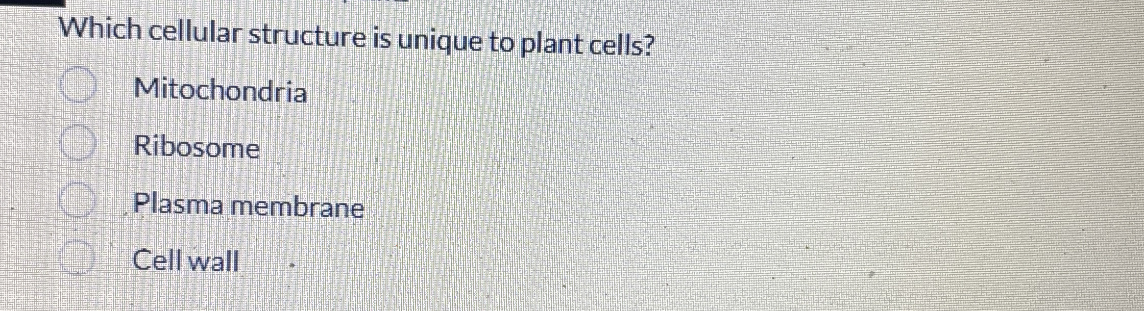 Which Cellular Structure Is Unique to Plant Cells-Biology 101