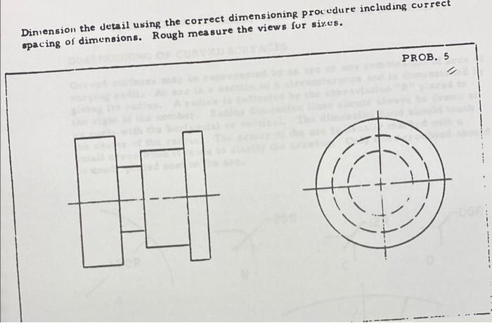 Solved Din ension the detail using the correct dimensioning | Chegg.com