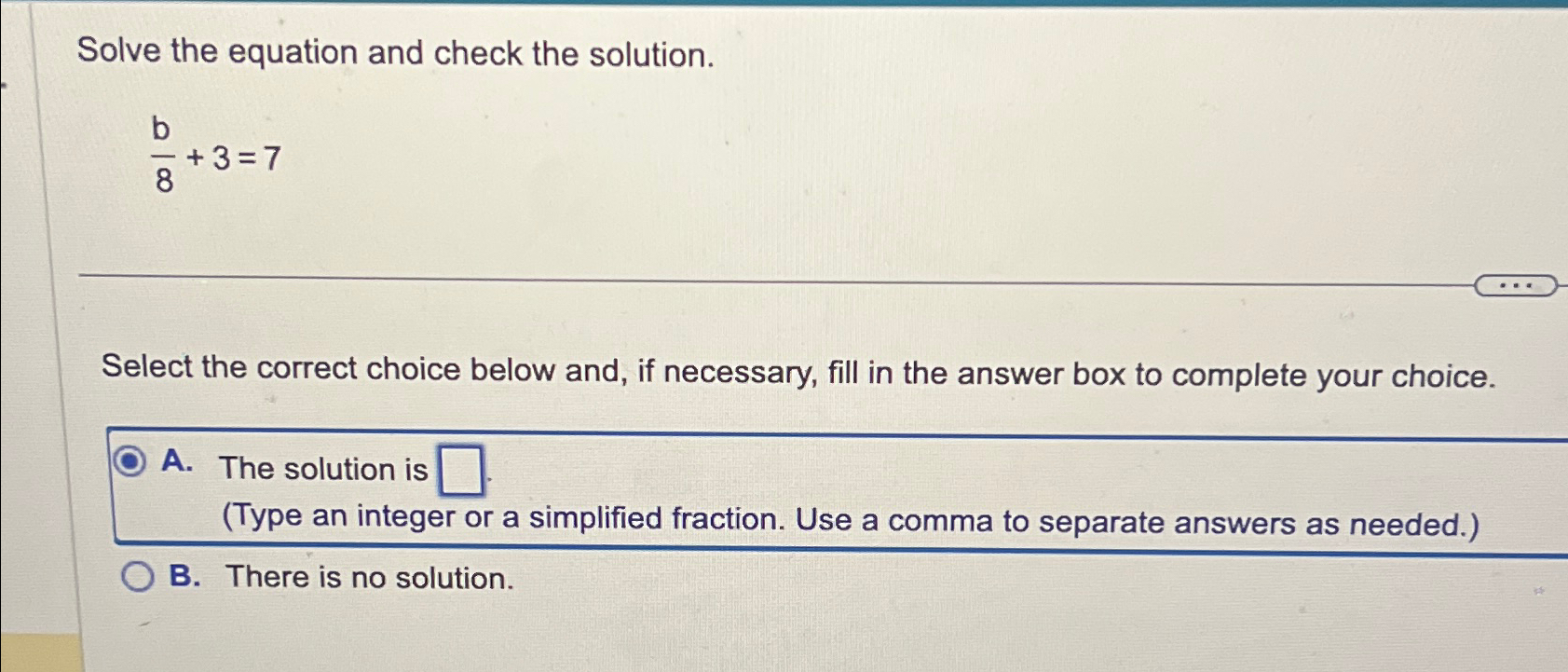 Solved Solve the equation and check the | Chegg.com