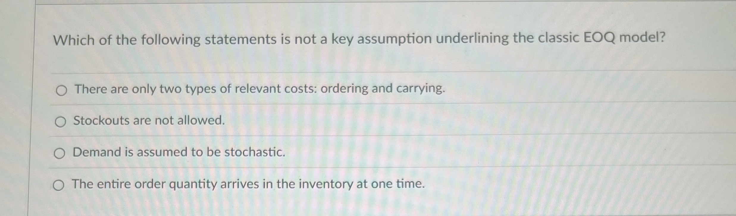 Solved Which of the following statements is not a key | Chegg.com