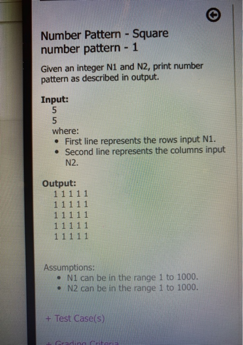 what is a square number pattern