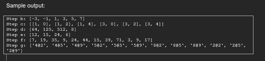 Solved This problem tests your understanding of list | Chegg.com