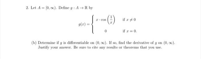 Solved real analysis 2 please show all work/ explanation and | Chegg.com