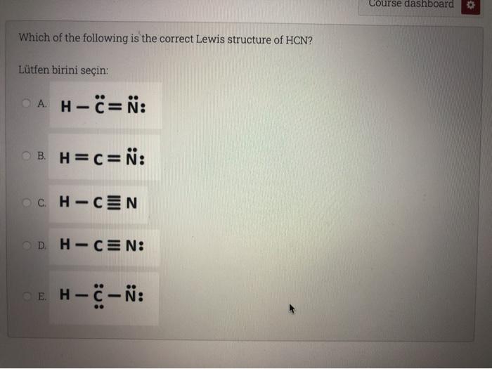 Solved Course Dashboard Which Of The Following Is The Cor Chegg Com