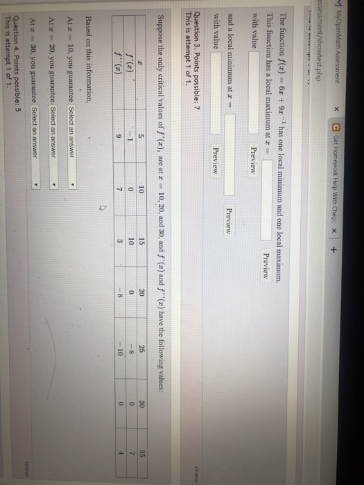 Solved MyOpenMath Assessment X Get Homework Help With Chego | Chegg.com