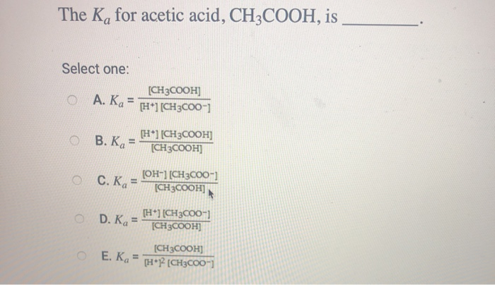 K CH<sub>3</sub>COOH - Hiểu Rõ Về Độ Điện Ly Của Axit Axetic
