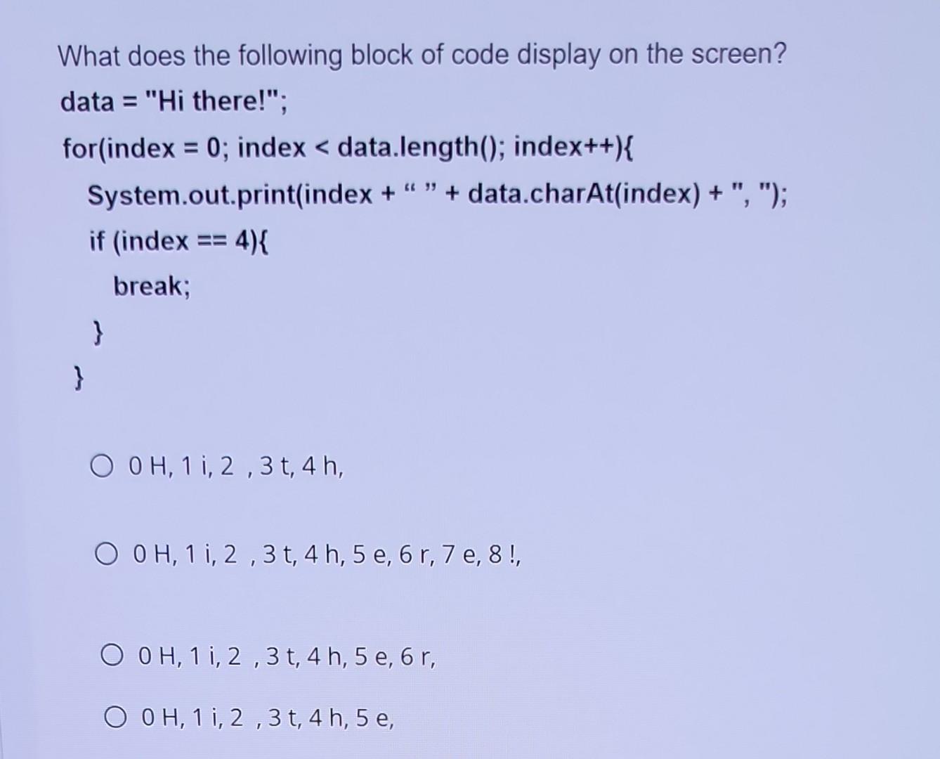 Solved What is the correct code which calls the method | Chegg.com