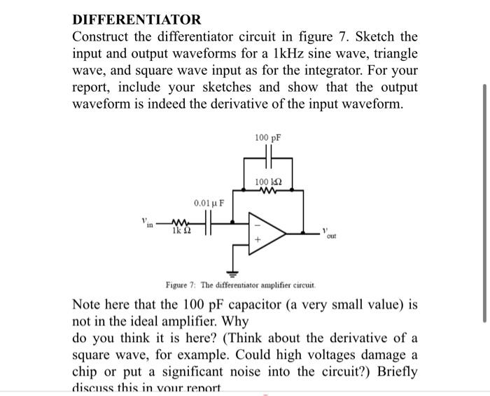 Solved Lab 9: Op Amp Circuits INTRODUCTION This Lab | Chegg.com