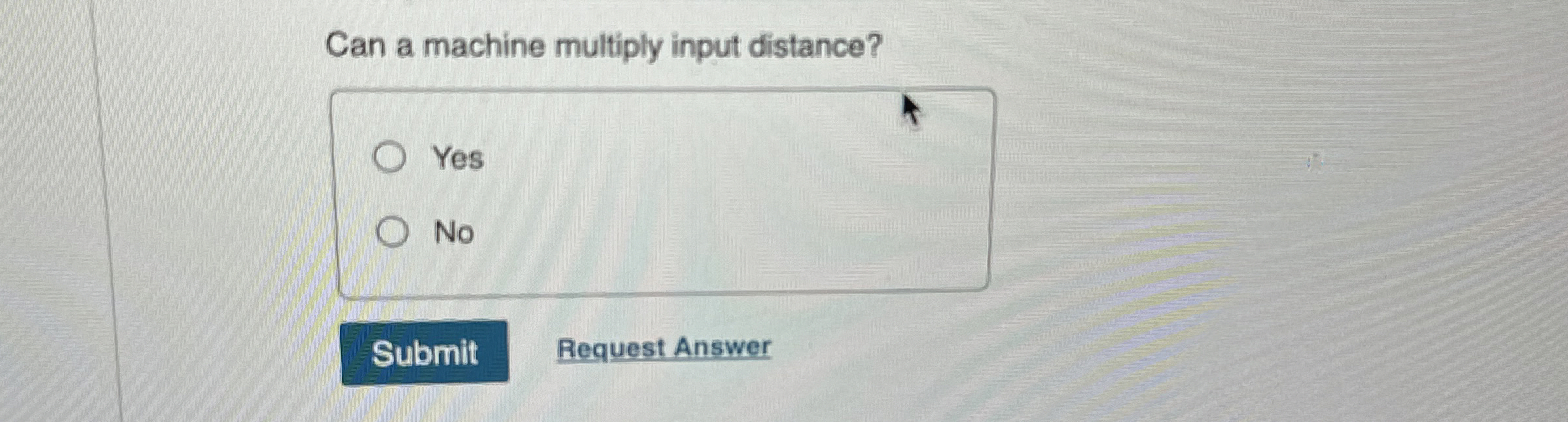 solved-can-a-machine-multiply-input-distance-yesnorequest-chegg