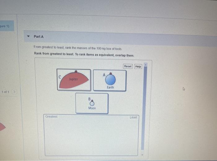 solved-part-a-from-greatest-to-least-rank-the-masses-of-the-chegg