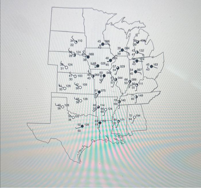 Solved On the map below: | Chegg.com