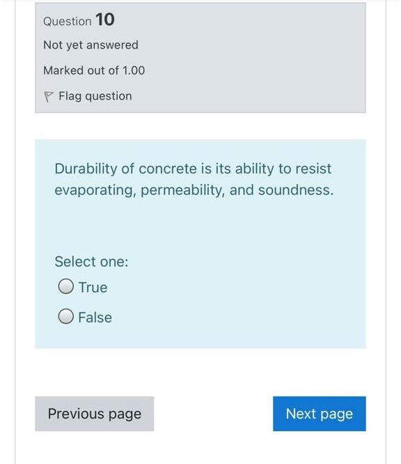 Solved Question 10 Not yet answered Marked out of 1.00 P | Chegg.com