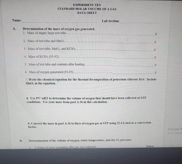 this a label report all lab data provided, I have so | Chegg.com