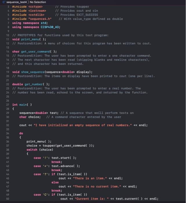 Solved Please answer this question in C++ and make sure you | Chegg.com