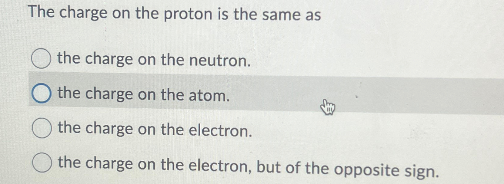 charge of electron and proton are same