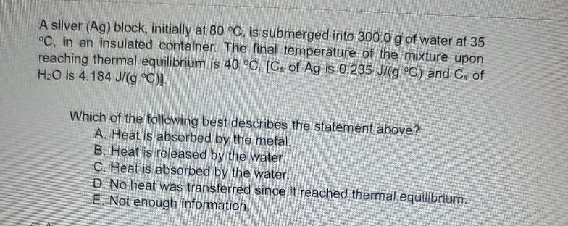 Solved A system absorbs 100 J of heat (q) and receives 50 J | Chegg.com