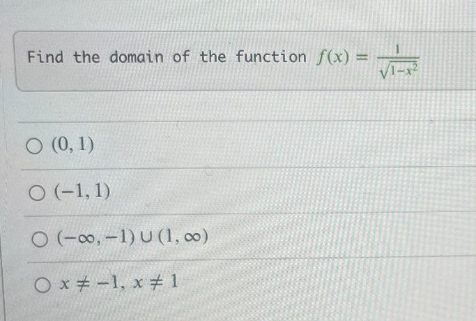 Please Answer All 3 With Steps Find The Domain Of Chegg Com