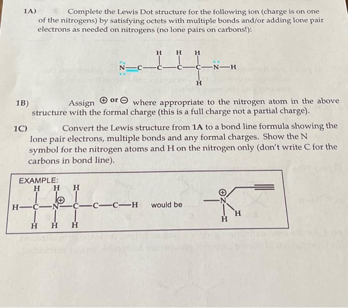 Solved pleas help complete Lewis Dot structure for the ion. | Chegg.com